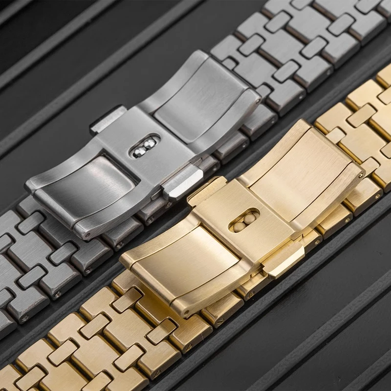 Juego de aleación de titanio para GA2100 Casioak mod kit correa de caja de acero 316L para Casio GA2110 kit mod de cristal de zafiro cubierta trasera de bisel