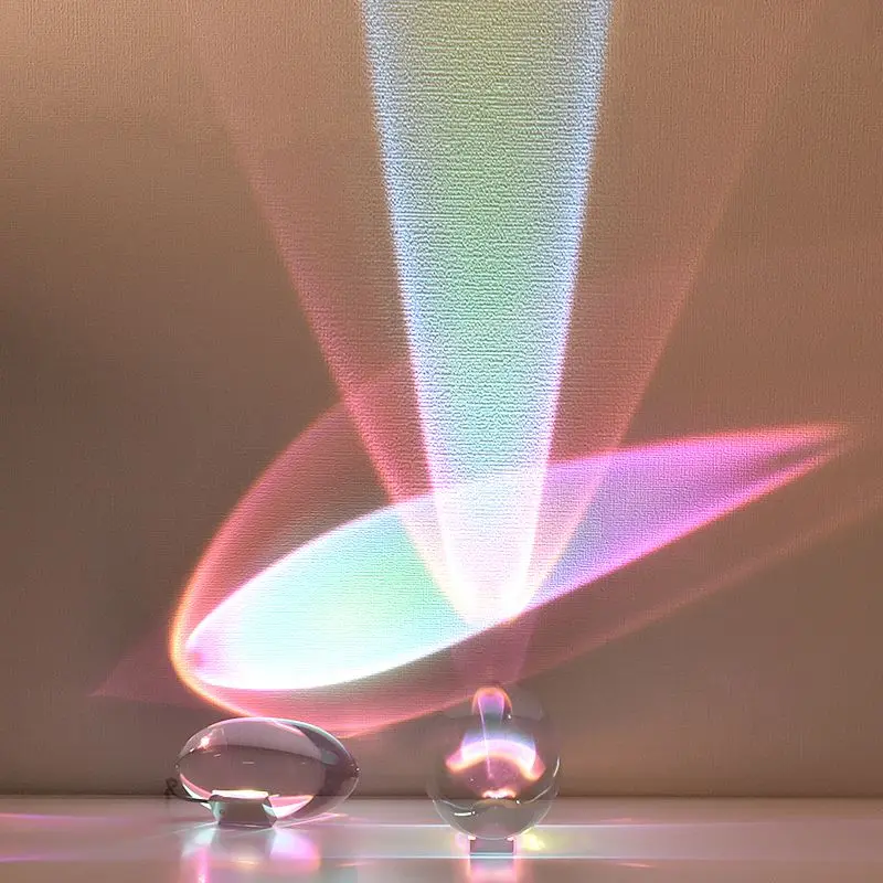 

Angel's Eye Crystal Desk Lamp High Grade Bedroom Sleep Bedhead Night Light Creative Rainbow Projection Atmosphere Light