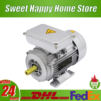 Electric Motor Single-Phase Concrete Cement Mixer 0.75kw shaft 19mm Powerful Motor 1HP 1380pm Electric Motor
