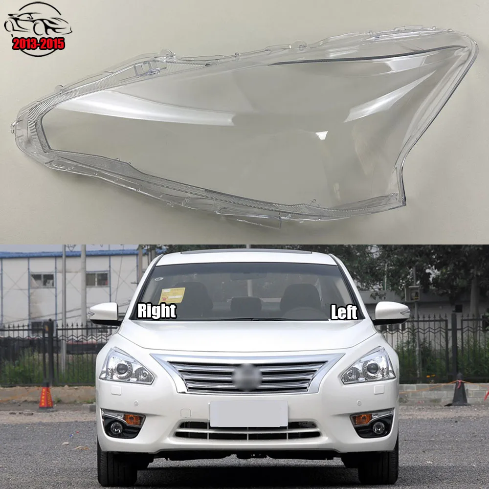 

For Nissan Teana 2013 2014 2015 Headlamp Lamp Shell Headlight Cover Transparent Lens Plexiglass Replace Original Lampshade