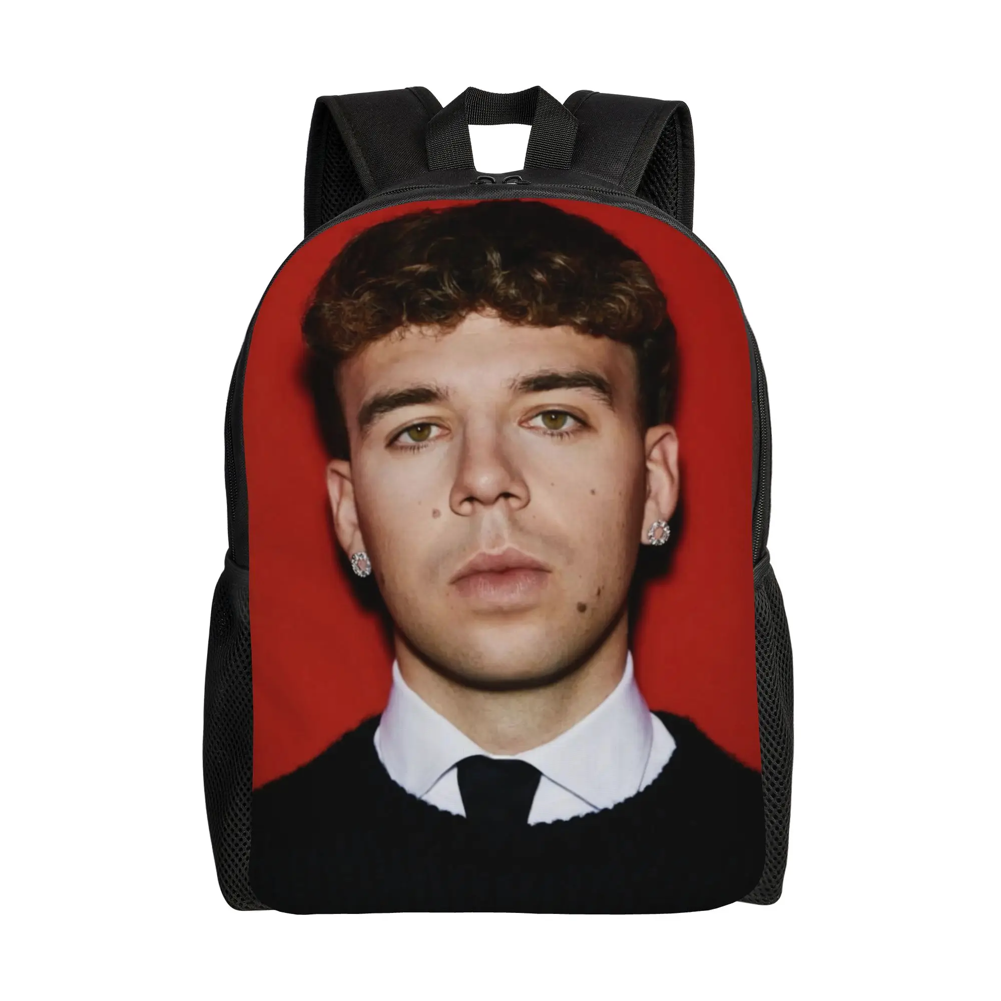 

Рюкзак с графическим рисунком Rapper Quevedo, треккинговые рюкзаки, мужские прочные школьные сумки на заказ, рюкзак Kawaii