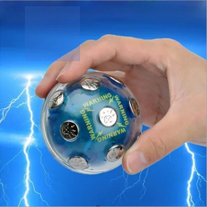 

Party funny toys Electric Shock Ball Eco Friendly ABS Safe Harmless Funny Novel Automatic Shutdown Firm Sturdy for April Fool's