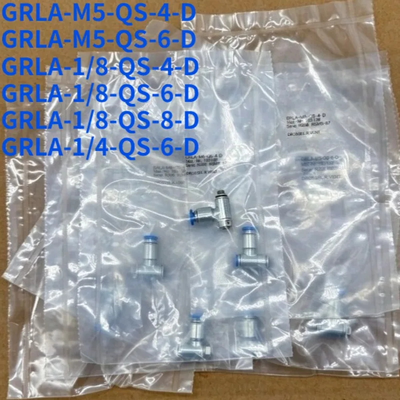 1PC NEW ORIGINAL Throttle Valve GRLA-M5-QS-4-D GRLA-M5-QS-6-D GRLA-1/8-QS-4-D GRLA-1/8-QS-6-D GRLA-1/8-QS-8-D GRLA-1/4-QS-6-D