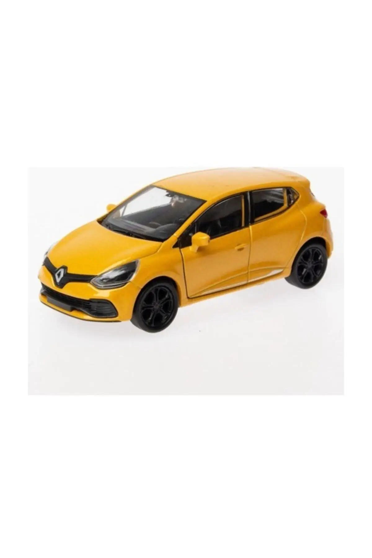 1:36 scale Diecast Drag and Drop Renault Clio Rs-yellow, for Kids and Adults Collection Oyuncağı