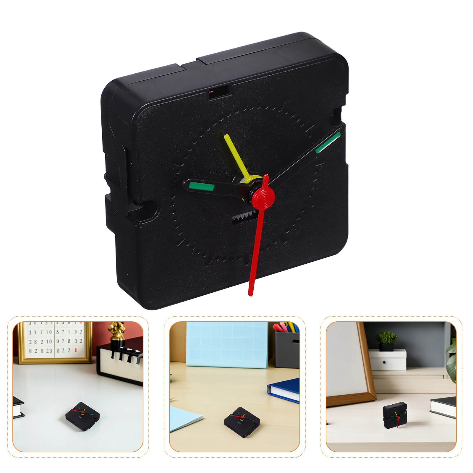 

2 Sets Quartz Movement Mechanism Replacement Kit Mini Insert For Wall Alarm Clock Repair Diy Clock Mechanism Parts Home Office