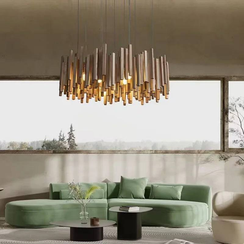 Modern Minimalist Chinese Restaurant Chandelier Designer's Luxury Creative Lighting for Dining Room