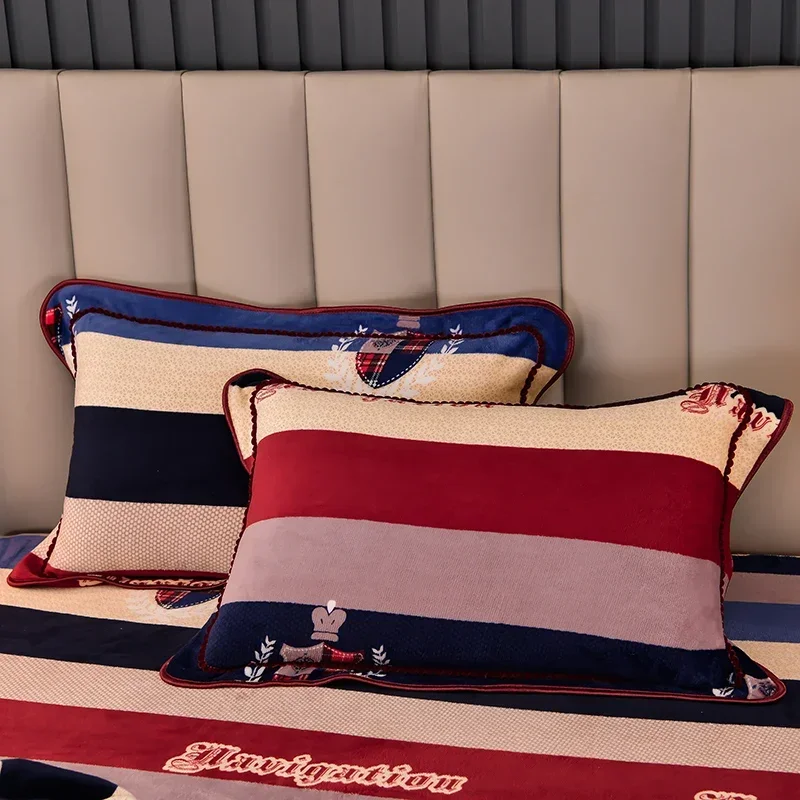 Luxury Microfiber Flannel Wool Quilt Set Bedding Set Quilt