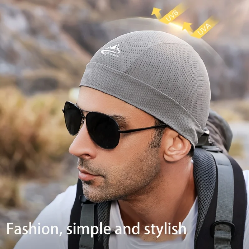 

Breathable Skull Cap for Sports - Sweat Wicking Cycling & Running Hat, Quick Dry Outdoor Cap