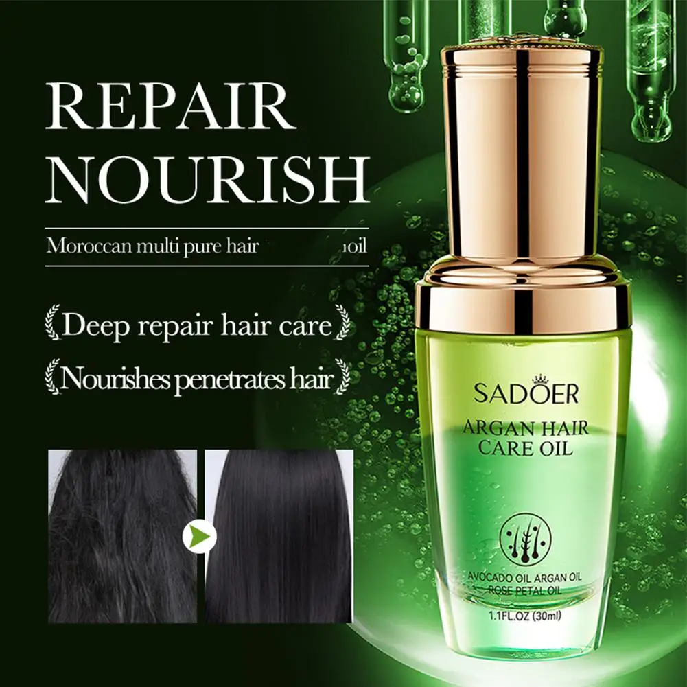 

30ml Moroccan Multi-Essence Repair Nourishing Hair Essential Nourishing Conditioner Repairing Oil Smoothing Deep Hair Power F3E8