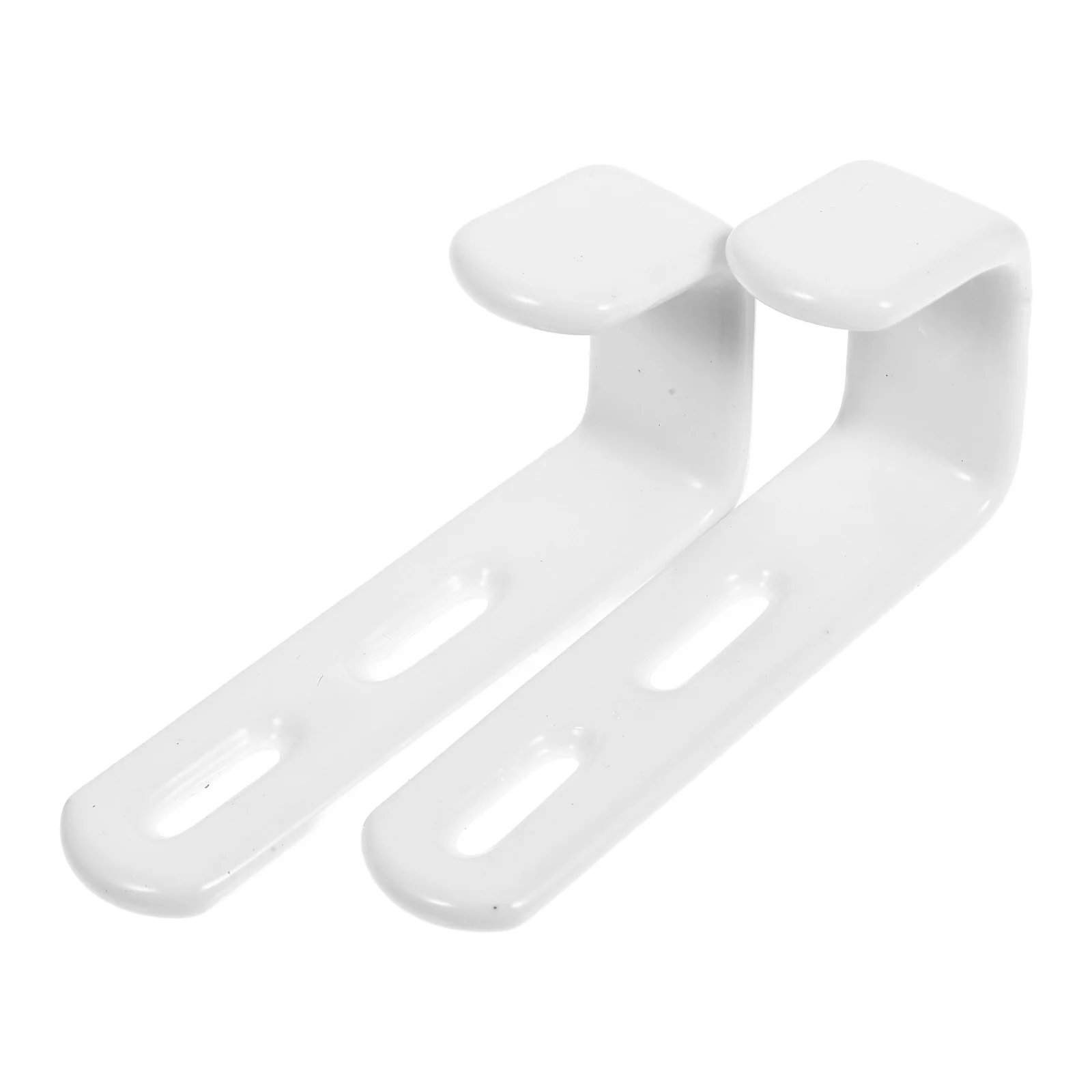 

2pcs Hooks Bunk Bed Ladder Durable Iron White Finish For End Of Dorm Bed Installation