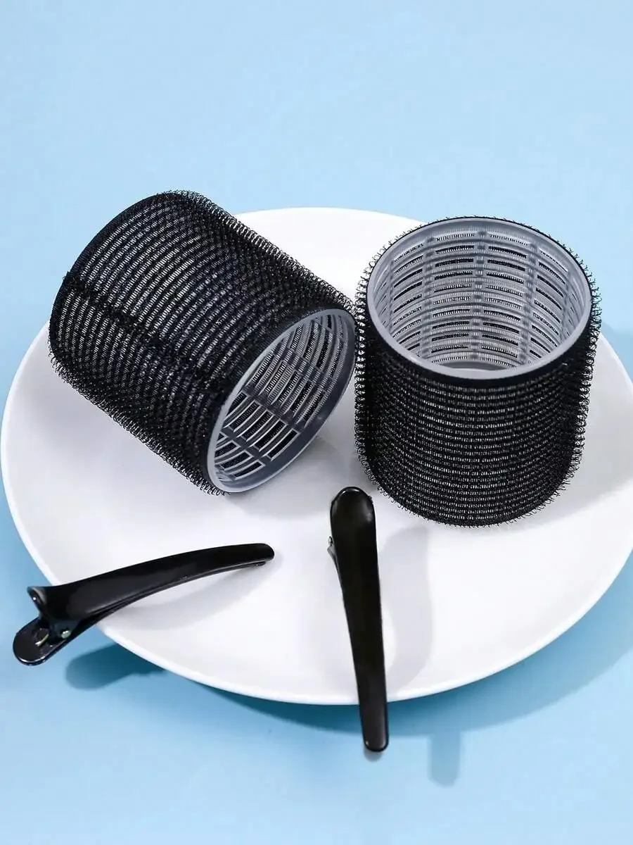 Jumbo Self-Grip Hair Curlers Rollers With Clips For Long Medium Short Hair