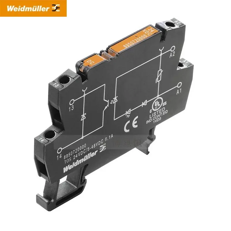 

2025.5 Weidmuller Solid-state Relay TOS 24VDC/24VDC 4A Screw Connection 1275100000