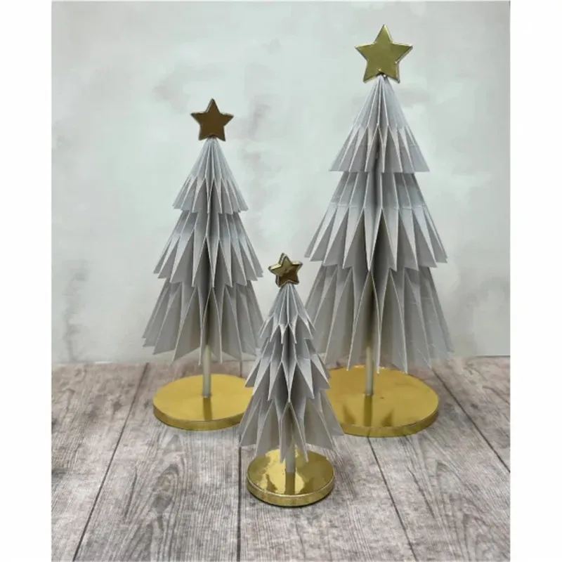 New 2023 Metal Cutting Dies Halloween Paper 3D Christmas tree splicing Gift Package Scrapbooking Frame Card Craft No Stamps