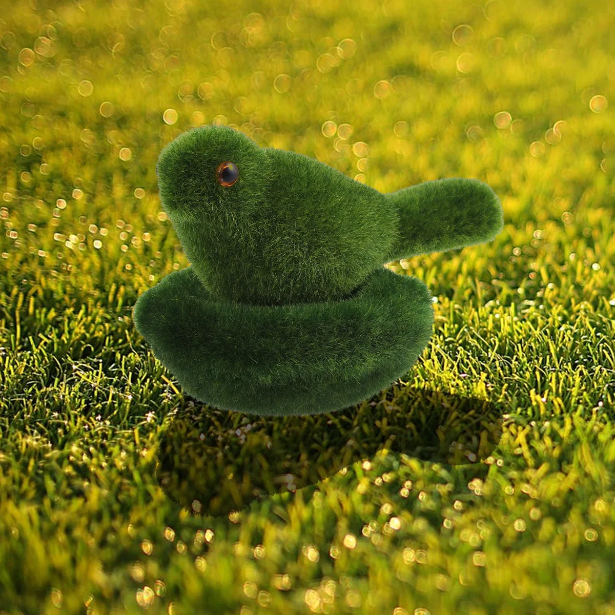 

Simulation Moss Birds Nest Decorative Animal Home Decor Creative Ornament Photo Prop Green Artificial Birds Artificial Animal