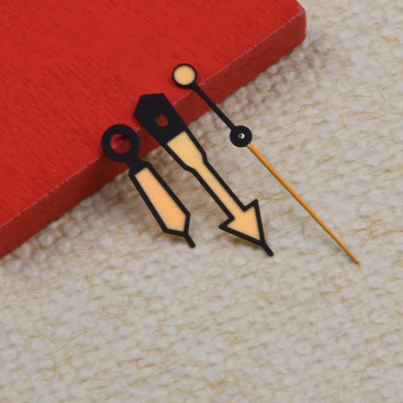 

Оранжевые светящиеся стрелки часов NH35/NH36 6105 6309 SKX007/009 MM300 Тунец может Черепаха, стрелки часов подходят для часов Seiko, аксессуары