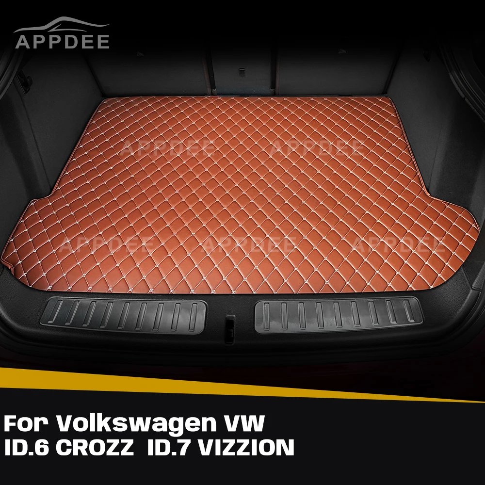 

Для Volkswagen VW ID.6 CROZZ、ID.7 VIZZION индивидуальный коврик для багажника автомобиля, защитный коврик, грузовой вкладыш, авто аксессуары для интерьера