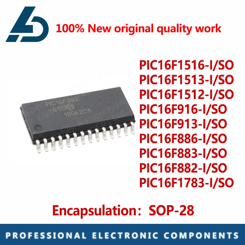 1PCS SOP-28 encapsulated microcontroller MCU IC chip PIC16F1516-I/SO PIC16F1513-I/SO PIC16F1512-I/SO...