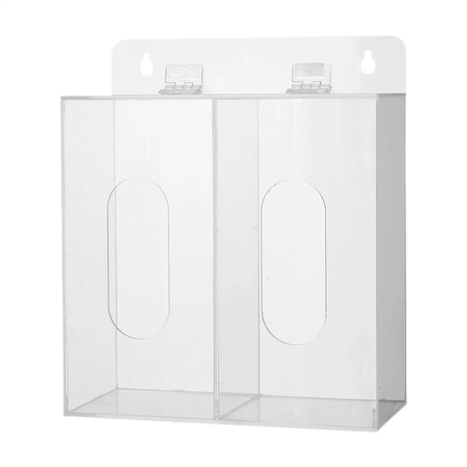 Acryl Handschoenen Dispenser Houder Station Masker Dispenser Handschoenen Doos Helder voor Oordopjes Overschoen Baard Covers Haarnetjes Restaurant