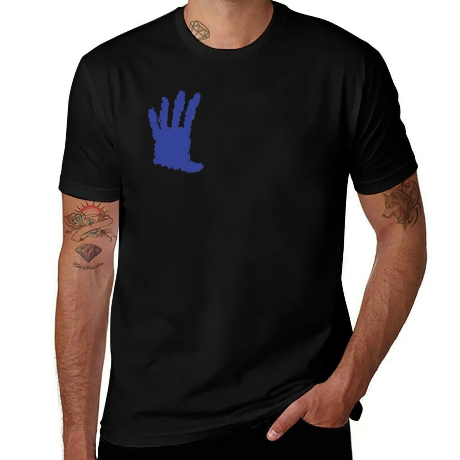 

Echo Armor Handprint T-Shirt man t shirt cotton high quality man tshirt T-Shirt