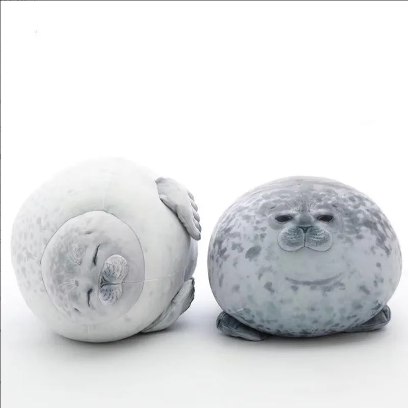 Peluche Realista de Foca del Acuario de Osaka, Muñeco de Peluche Chubby Yuki Arale, Peluche Suave y Feo-Adorable para Fanáticos de Animales Marinos