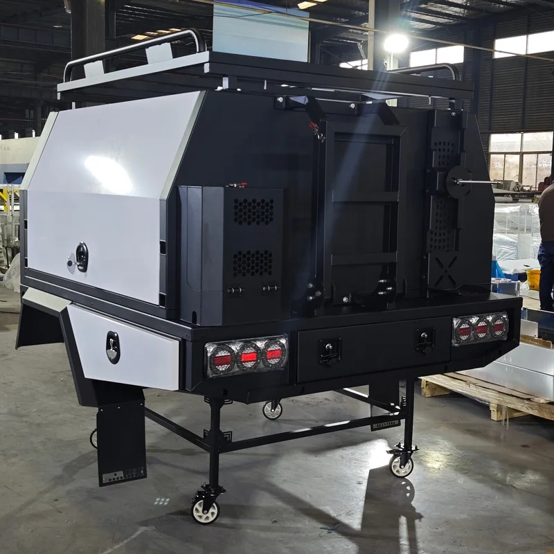 High‑Quality Heavy‑Duty Custom‑Accessory Aluminum Ute Tray Canopy, 4×4 Dual‑Cab Pick‑Up Storage System