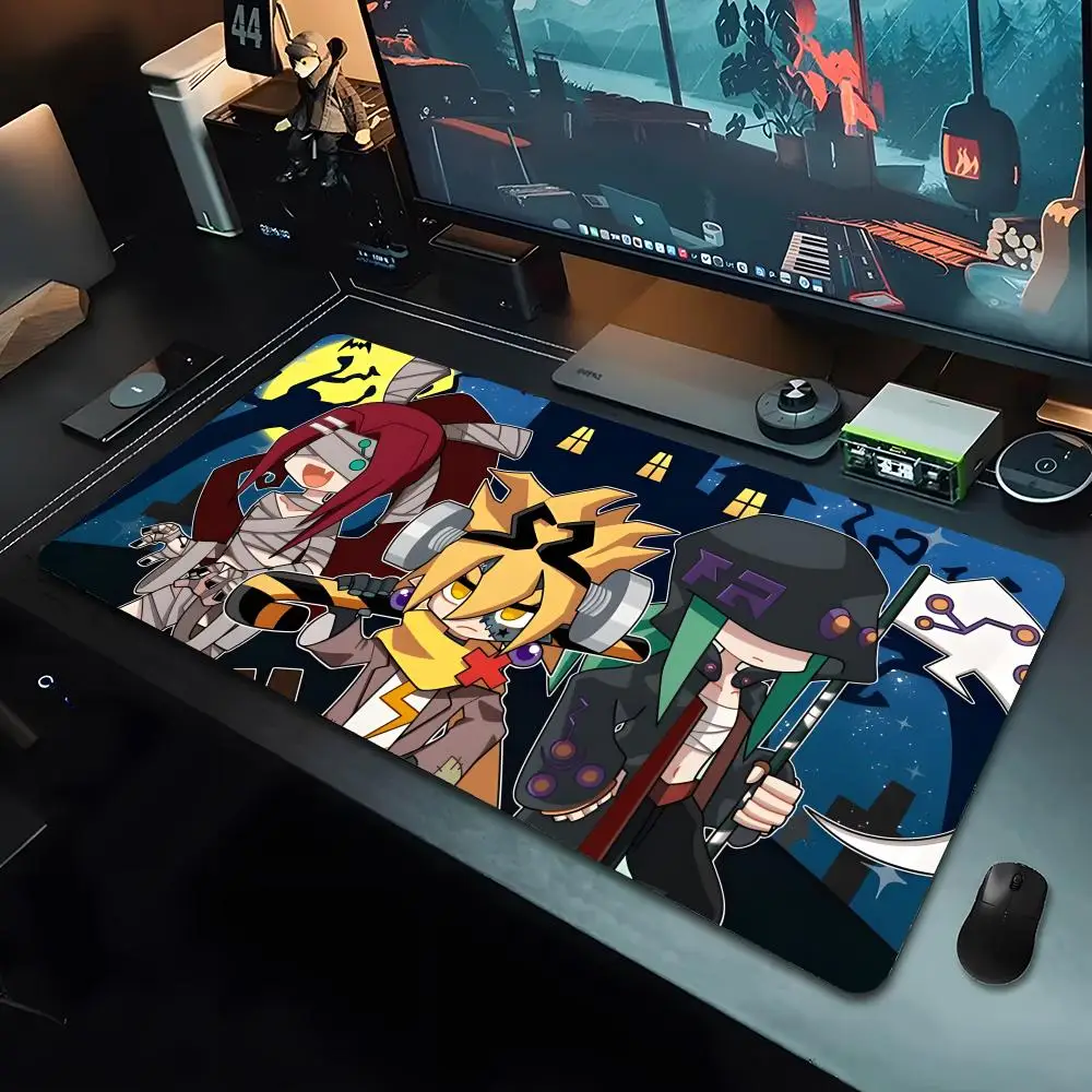 

Коврик для мыши A-a-aotu World, большой игровой коврик с защитой по краям, утолщенный, для компьютерной клавиатуры и стола