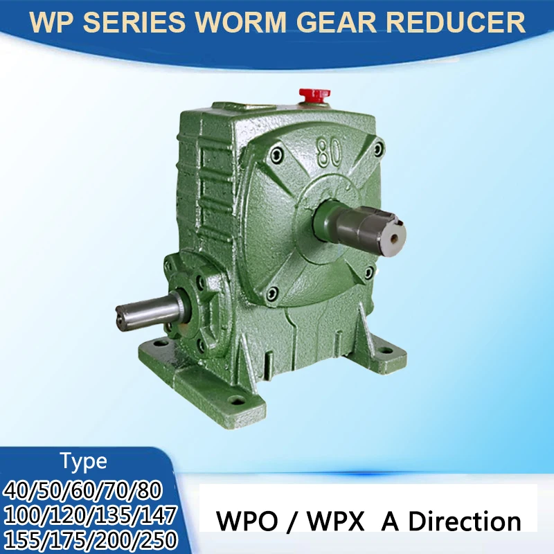 Reductor de velocidad de tornillo sin fin WP 50-250 Tipo WPO/WPX A, reductor integrado vertical y horizontal