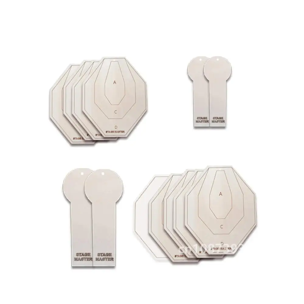 IPSC/IDPA Dry Fire Target Set Shooting Targets, Long-Distance Simulation Mini Target-Suitable for Rubber Guns and Laser Guns