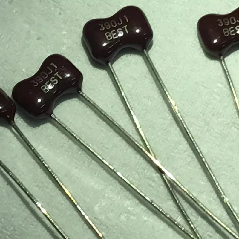 

5PCS/LOT SOSHIN Silver Mica Capacitor 390J 39P 500V