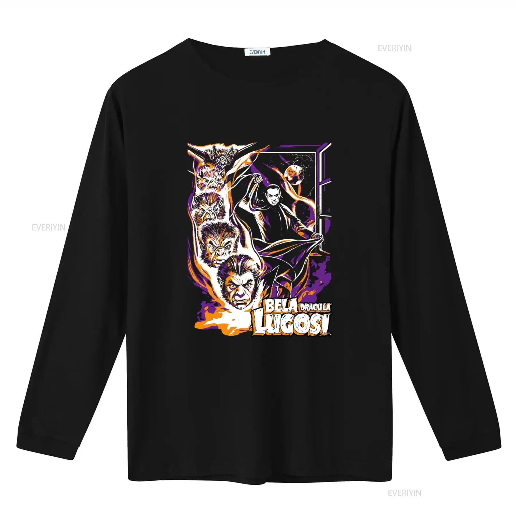 Bela Lugosi Dracula Vampire Bat Transformation T Shirt for Women vintage Washed Slightly Top For Everyday Wear streetwear