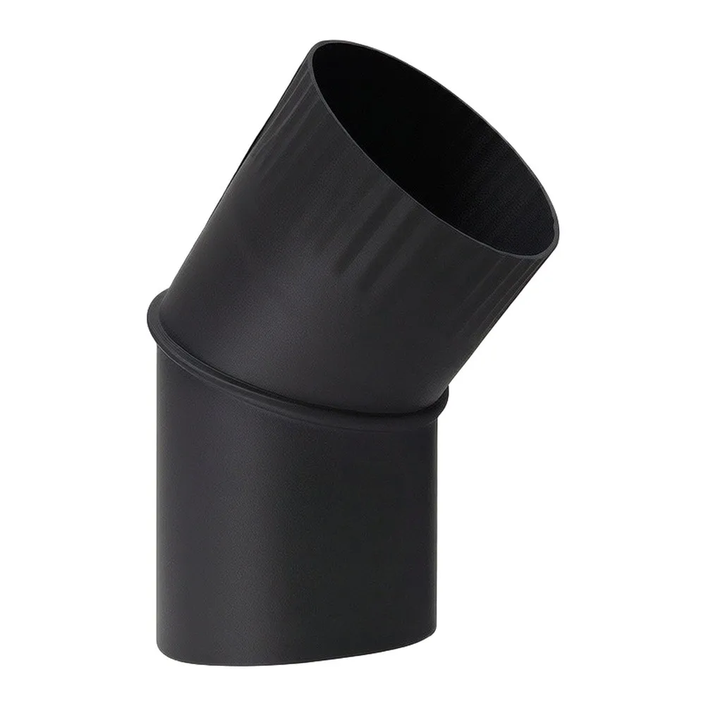 Stainless Steel Elbow for Fireplace Venting with 45 Degree Bend Supporting Standard Pipe Sizing and Installation Protocols