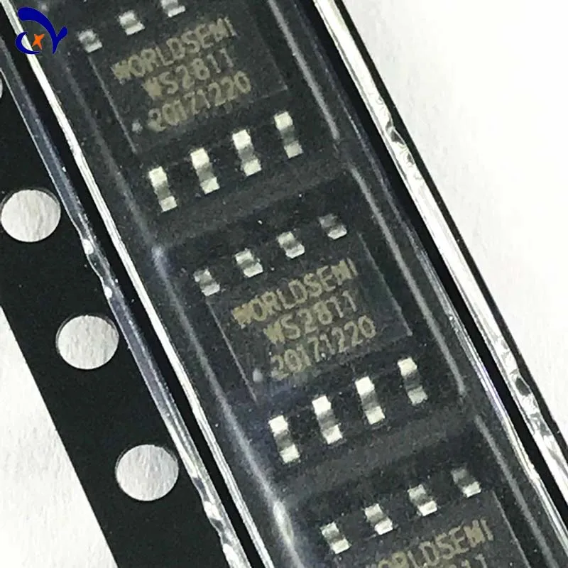 50PCS WS2811 SMT SOP8 LED Driver Chip RGB Phantom Color Light Strip