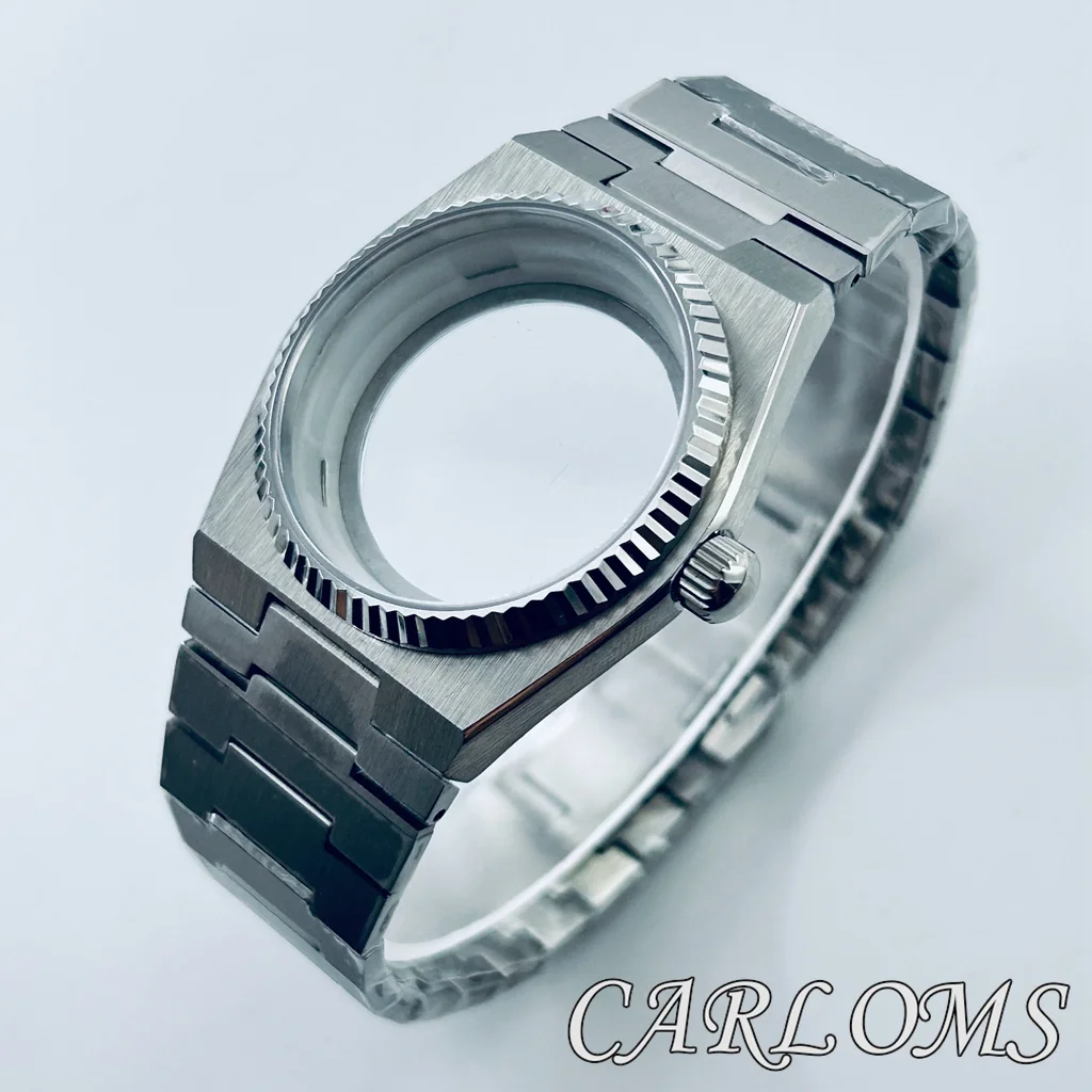 40mm Super Player NH34 NH35 H36 NH38 NH39 NH70 NH72 Watch Case Sapphire Glass For 28.5mm 31.8mm Dial