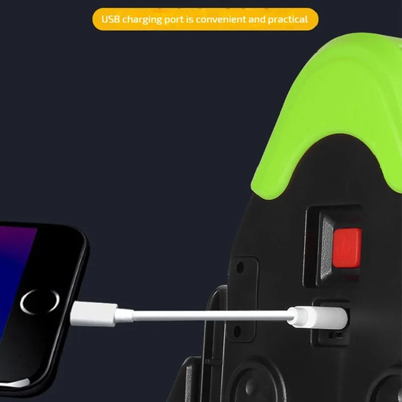 Car Tripod Warning Light LED Solar Charging Car Safety Triangle Reflective Emergency Light Working Light