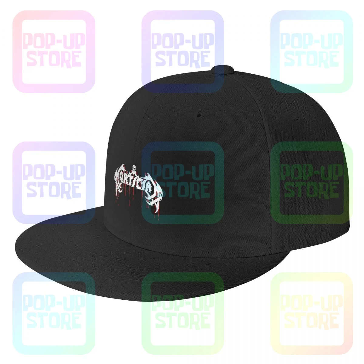 Pop Mortician Bloody Logo Deathgrind Grindcore Brutal Death Metal Snapback Cap Trend Baseball Caps