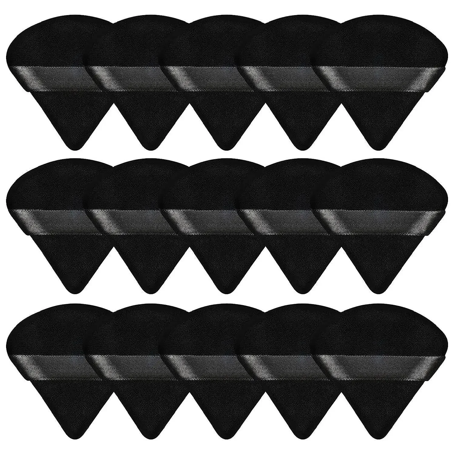 10PCS Bladerdeeg Driehoek Make-Up Schoonheid Spons Bladerdeeg Driehoek voor Poeder Make-Up Blender Vinger Bladerdeeg Make Up Accessoires Cosmetica PF03