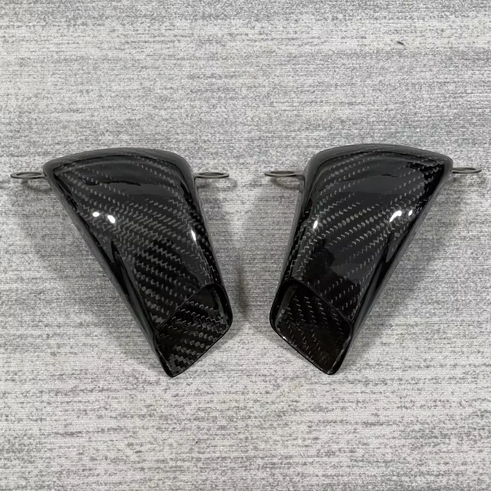 2017-2025 دراجة نارية الجبهة الفرامل الفرجار المبرد غطاء ألياف الكربون ل انتصار شارع الثلاثي 765 R RS