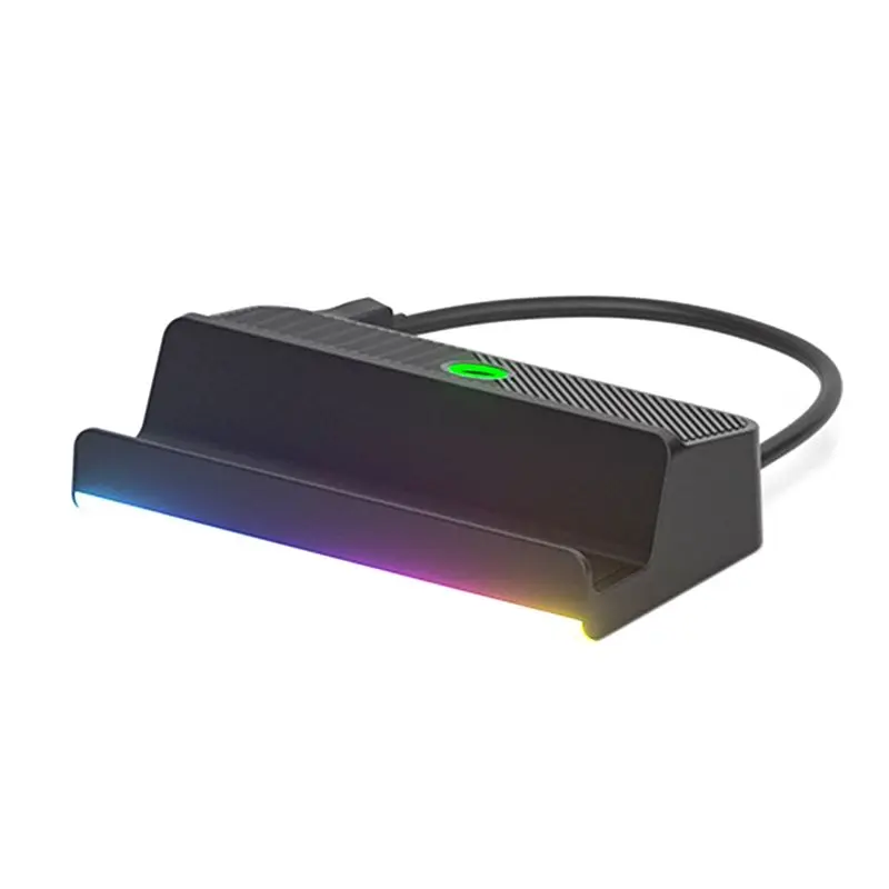 B27B USB Type-C For Steam-Deck Docking Station RGB Stand -Compatible Video Adapter For Steam-Deck Game Console