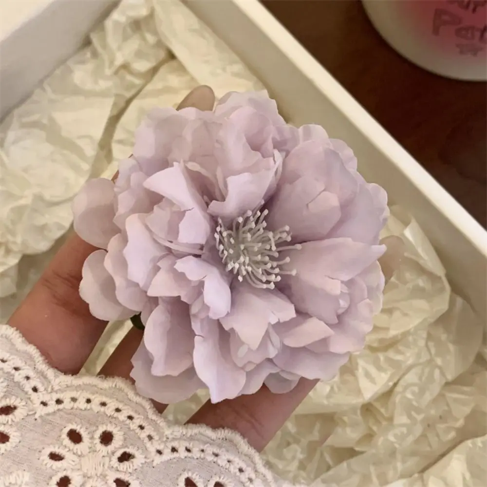 Cute Cloth Flower Hair Clip Korean Style Bohemian Style Rose Hairpin Headdress Duckbill Clip Girl Hair Clip Girl