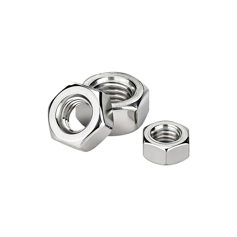 304 Stainless Steel Hex Nuts A2-70 DIN934 Metric Thread Hexagon Nut Fastener M1.2-M33 M3 M4 M5 M6 M8 M10 M12 M16 M20 image 3