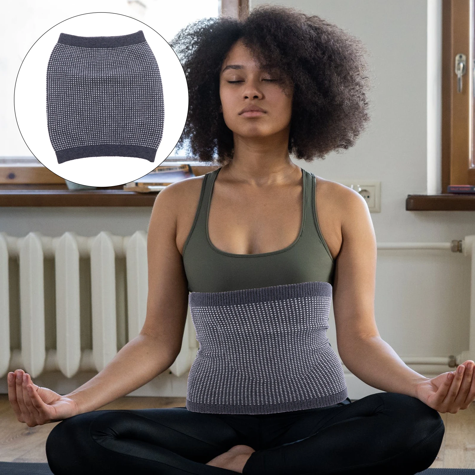 

Cashmere Elastic Waist Support Belt For Fitness Sports Lumbar Brace Lightweight Back Support For All People Outdoor Camping