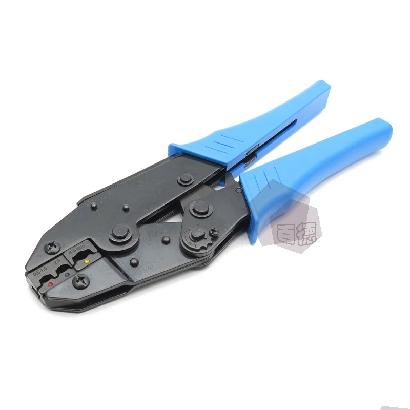 LS-03C Ratchet With Sheathed Pre-Insulated Terminal Connector Special Crimping Tool 20-10 AWG 0.5-6 mm