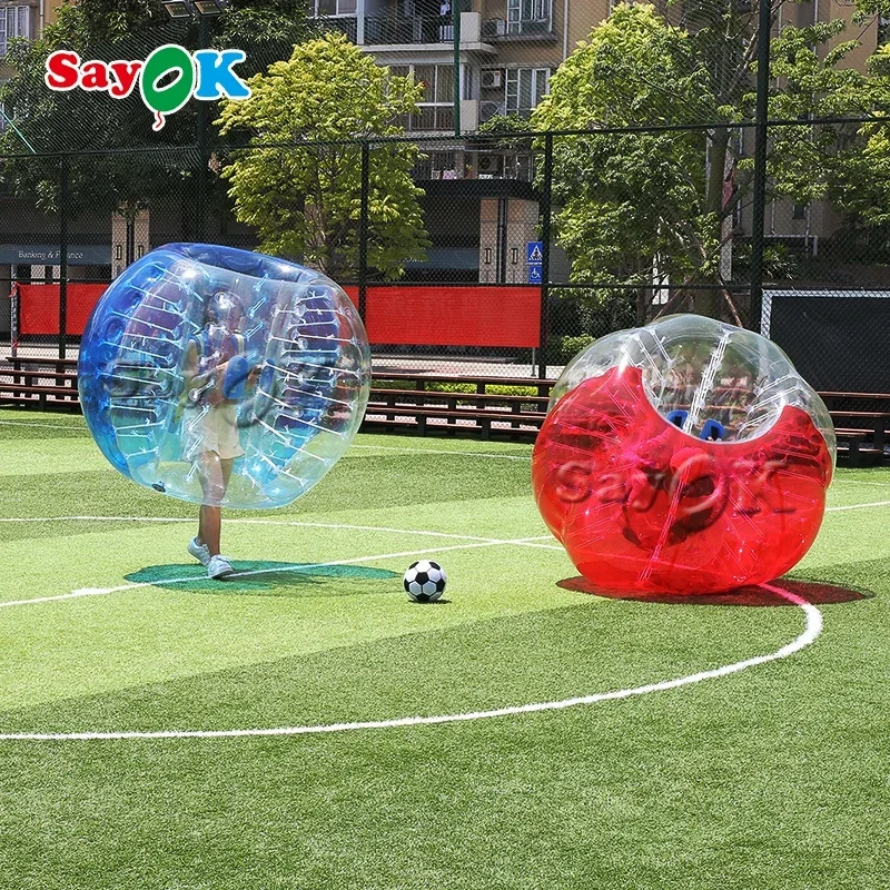 China Inflatable Colorful Body Bubble Ball Suit TPU/PVC Bubble Soccer For Children