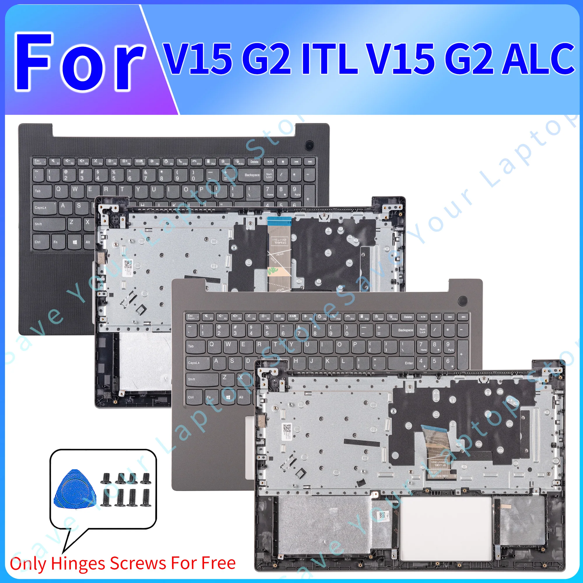 

Корпус для клавиатуры V15 G2 ITL V15 G2 ALC с верхней упором для рук 5CB1C18859 5CB1C18858 5CB1B96453 5CB1B96452 HV560