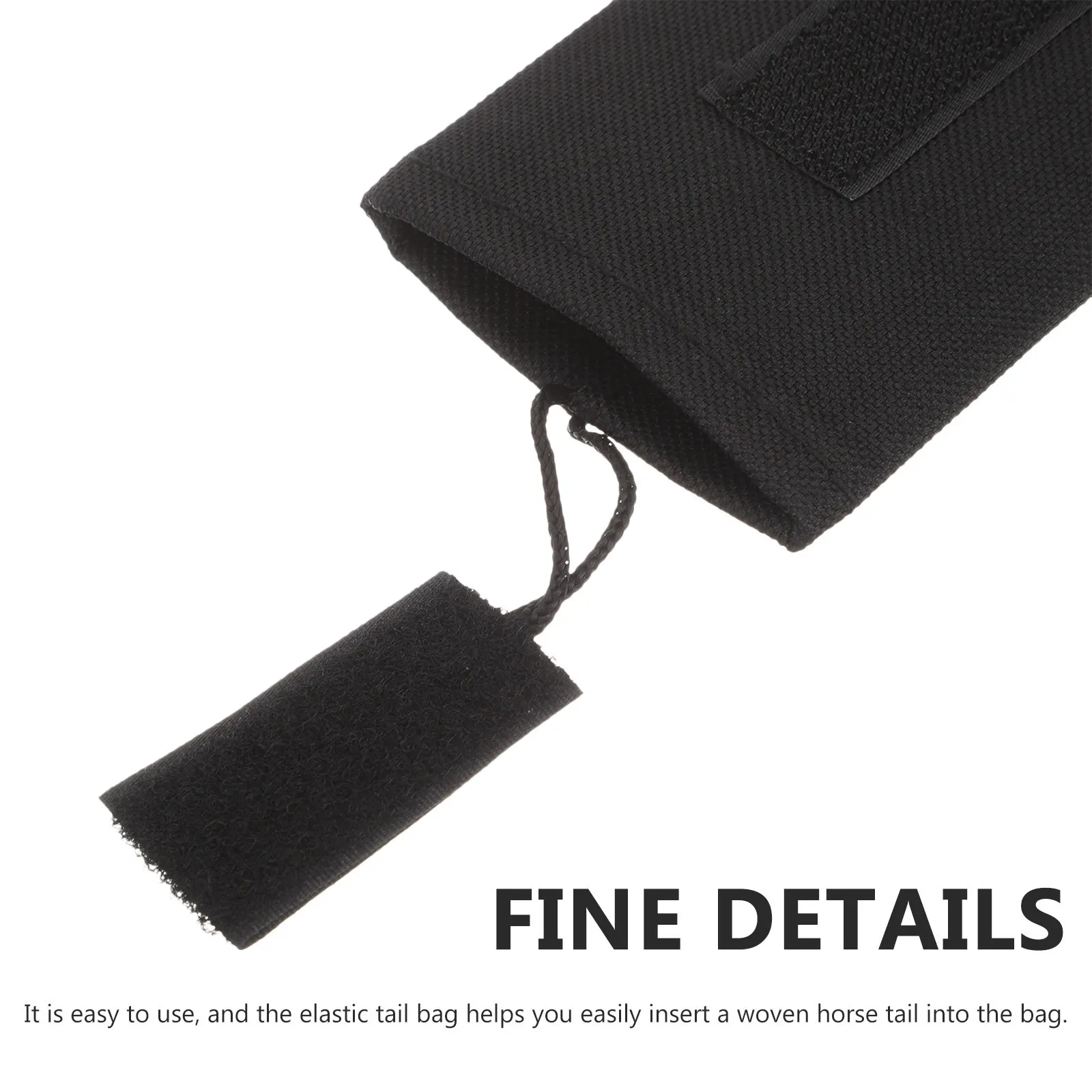 

Tail Bag for Horse Reusable Wear-Resistant Protective Cover Easy Elastic Insertion for Woven Tails Horse Grooming Tools Stable
