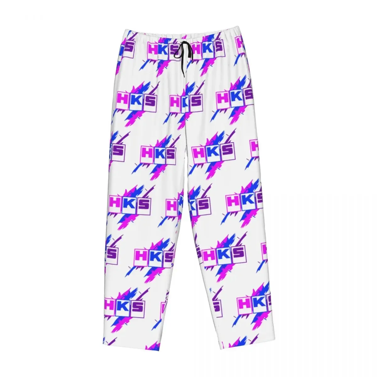 

Custom HKS Logo Car JDM Women Pajama Pants Lounge Sleep Sleepwear Bottoms with Pockets