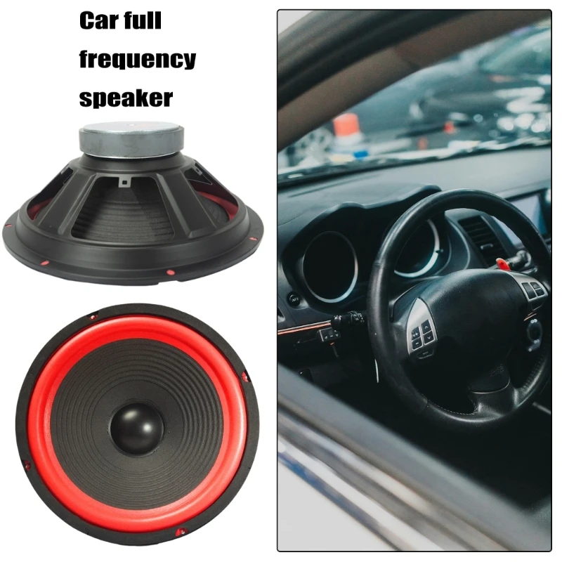 M6CA 4Ohm 10 inch luidsprekers Subwoofer Autoradio Volledig bereik Luide volumes Modificatie