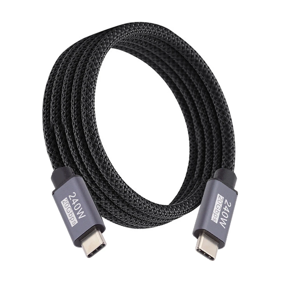 ZIHAN ZIHAN USB3.2 Magnetic Cable USB-C 20Gbps 240W 8K 5K 4K USB4.0 Hyper Super Coiled Type-C Fast Charging Cord