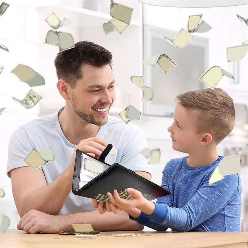 1Set A5 Money Budget Binder Savings Book Makes Kit + Cash Envelopes Savings Challenges Book To Save 5,050 Black