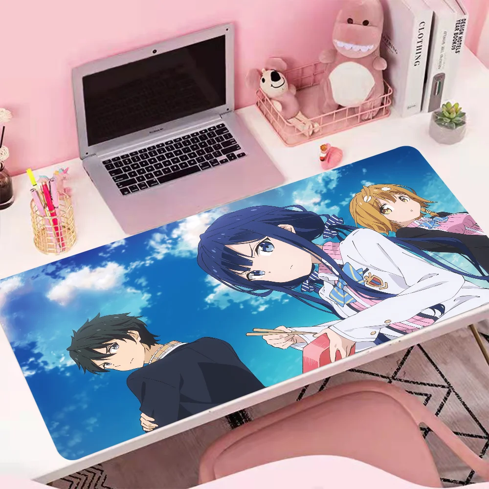 Large office Gamer Mousepad company Rubber Keyboard Mats Desk Pad Violet Mouse Pads The Art of Masamune kun's Revenge Mousepad